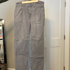 J Crew Gray Corduroy